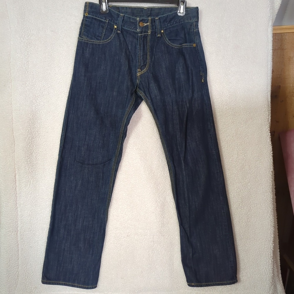 Levis 514 Slim Straight Leg Men's Jeans‎ Dark Wash Size 32X32  Measure 32 X 29.5